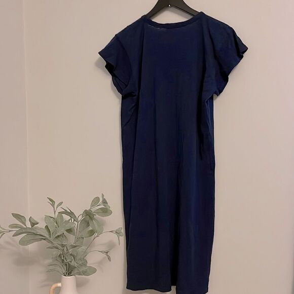 MOD-O-DOC Navy Dress. Size Medium. Cotton‎ - Picture 5 of 7